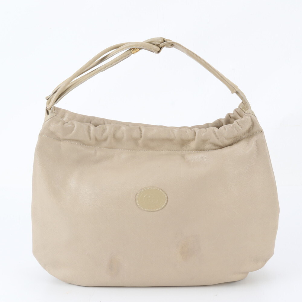 Gucci Old Leather Shoulder Bag Tote Handbag for Women